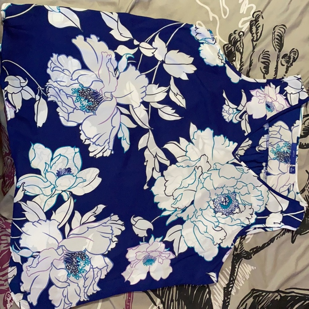 Floral print tank top